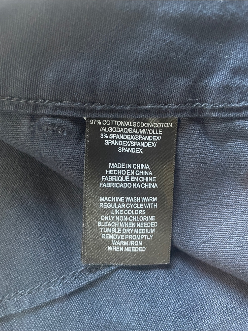 Jones New York Dark Navy Women's Casual Bermuda Shorts size 10 - Picture 4 of 10